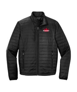 Brunswick CoolWick Men's Packable Puffy Bowling Jacket - Deep Black
