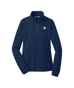 Belmo CoolWick Women's Microfleece 1/2-Zip Bowling Pullover - True Navy