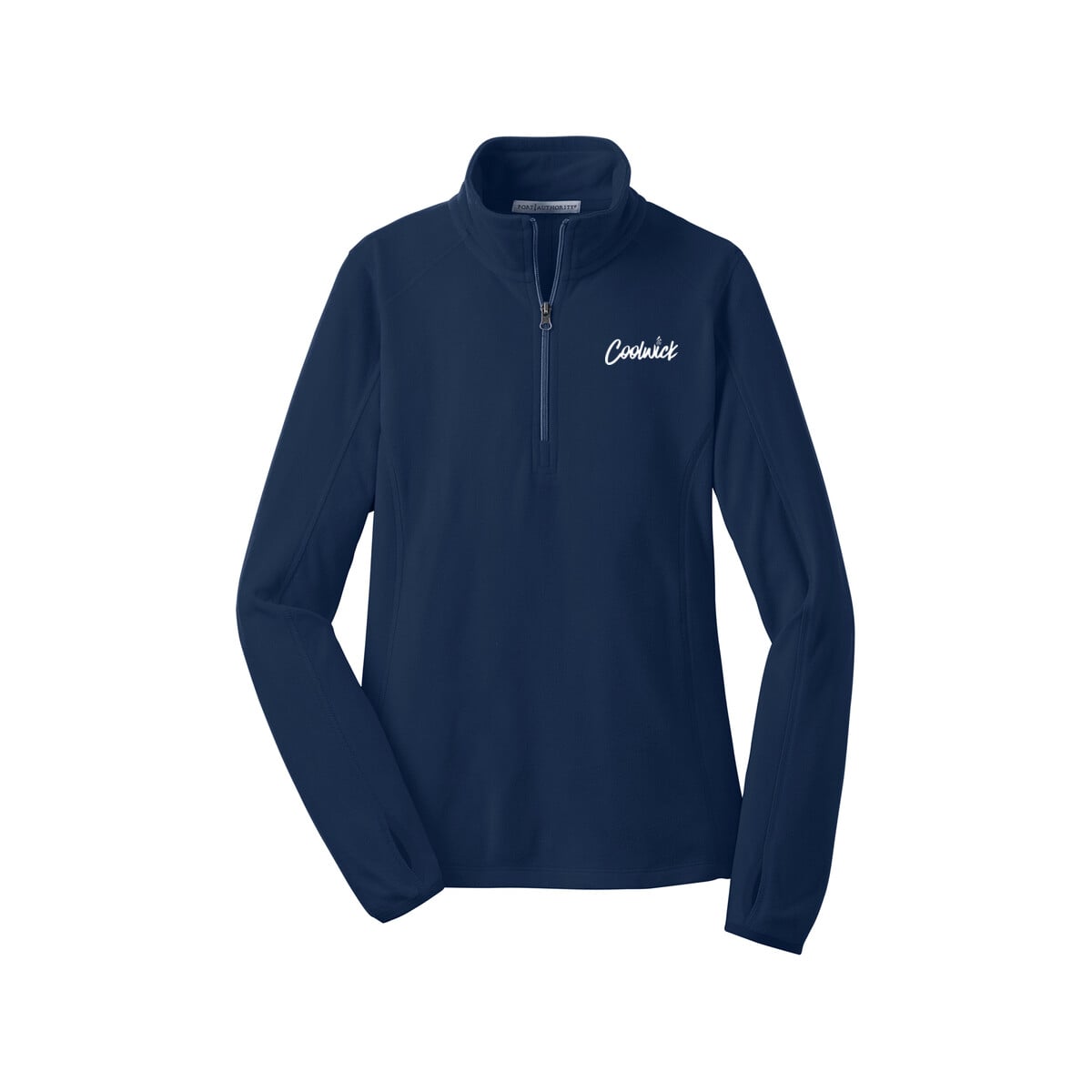 CoolWick CoolWick Women's Microfleece 1/2-Zip Bowling Pullover - True Navy