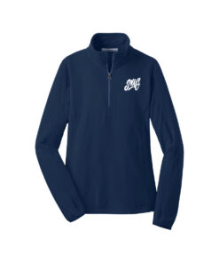 Swag CoolWick Women's Microfleece 1/2-Zip Bowling Pullover - True Navy