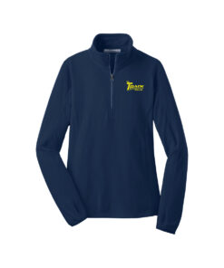 Track CoolWick Women's Microfleece 1/2-Zip Bowling Pullover - True Navy