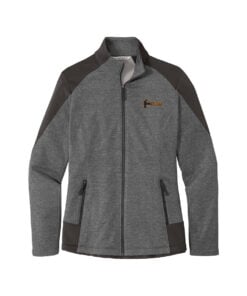 Hammer CoolWick Women's Grid Fleece Bowling Jacket - Grey Smoke Heather/Grey Smoke