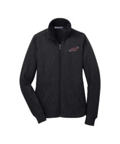Columbia 300 CoolWick Women's Slub Fleece Bowling Jacket - Black