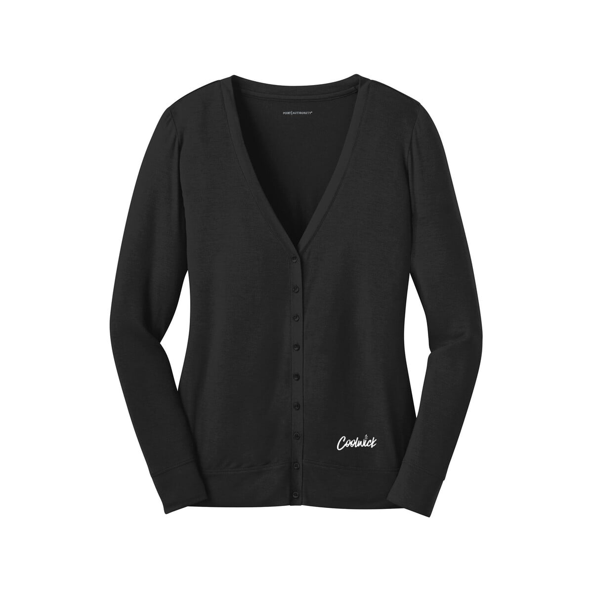 CoolWick CoolWick Women's Concept Bowling Cardigan - Black