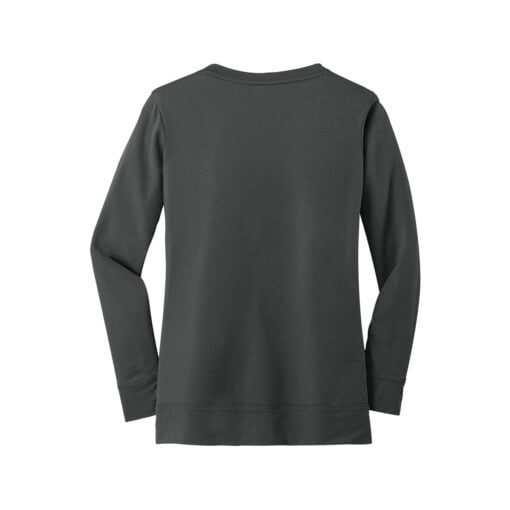 CoolWick Women's Concept Bowling Cardigan back - Grey Smoke