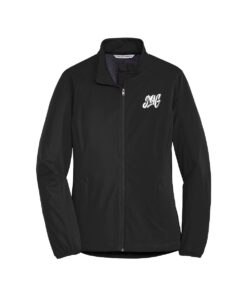 Swag CoolWick Women's Active Soft Shell Bowling Jacket - Deep Black