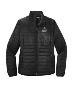 Roto Grip CoolWick Women's Packable Puffy Bowling Jacket - Deep Black