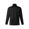 CoolWick Colorblock Quarter-Zip Bowling Pullover - Black/Dark Charcoal (back)