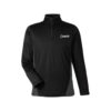 CoolWick CoolWick Colorblock Quarter-Zip Bowling Pullover - Black/Dark Charcoal