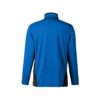 CoolWick Colorblock Quarter-Zip Bowling Pullover - True Royal/Black (back)