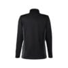 CoolWick Women's Colorblock Quarter-Zip Bowling Pullover - Black/Dark Charcoal (back)