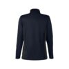 CoolWick Women's Colorblock Quarter-Zip Bowling Pullover - Dark Navy/Dark Charcoal (back)
