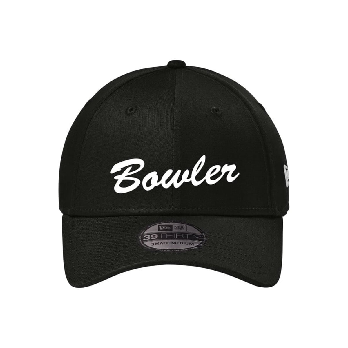 Bowler CoolWick New Era Bowling Style Hat - Flag Black