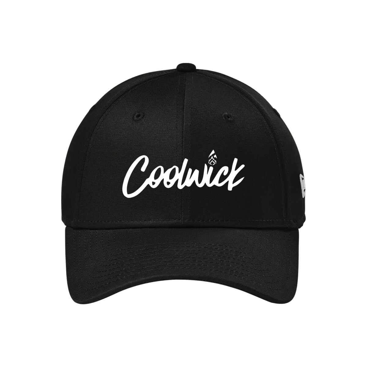 CoolWick CoolWick New Era Structured Stretch Bowling Hat - Flag Black