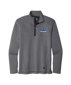 Brunswick CoolWick Men's OGIO Transition 1/4-Zip Bowling Pullover - Blacktop Heather