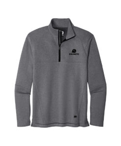 Ebonite CoolWick Men's OGIO Transition 1/4-Zip Bowling Pullover - Blacktop Heather