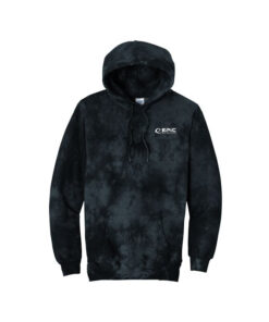 Epic CoolWick Men's Crystal Tie Dye Bowling Hoodie - Black