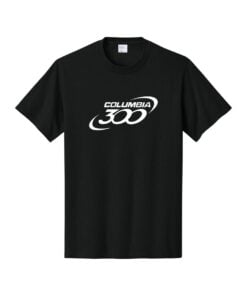 Columbia 300 CoolWick Men's Tall Bowling T-Shirt - Jet Black