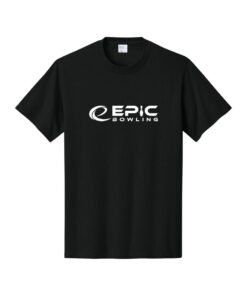 Epic CoolWick Men's Tall Bowling T-Shirt - Jet Black