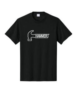 Hammer CoolWick Men's Tall Bowling T-Shirt - Jet Black