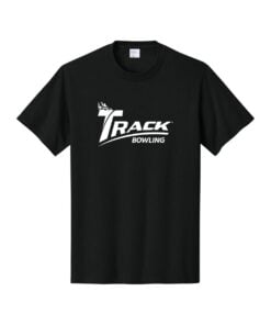 Track CoolWick Men's Tall Bowling T-Shirt - Jet Black