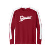 Deep Red/White