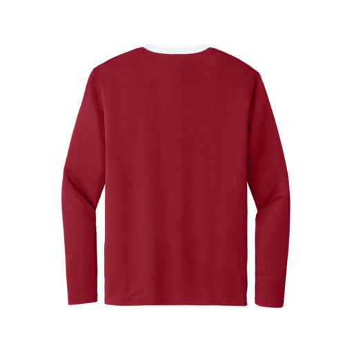CoolWick Men's Competitor United Bowling Tee back - Deep Red/White