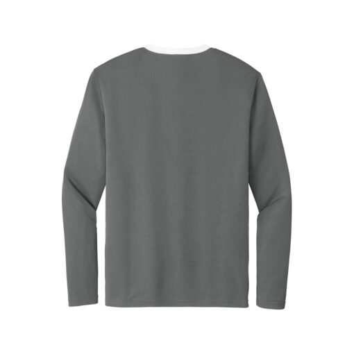 CoolWick Men's Competitor United Bowling Tee back - Iron Grey/White