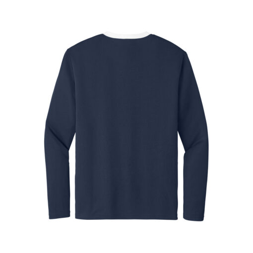 CoolWick Men's Competitor United Bowling Tee back - True Navy/White