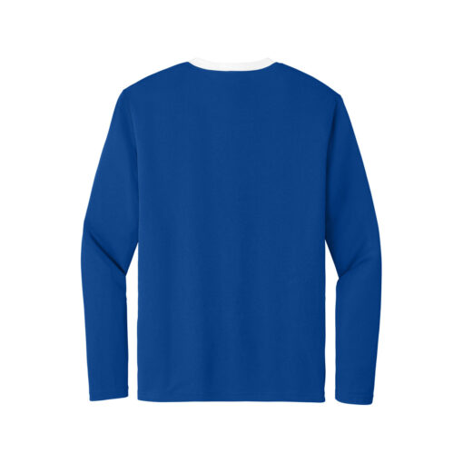 CoolWick Men's Competitor United Bowling Tee back - True Royal/White