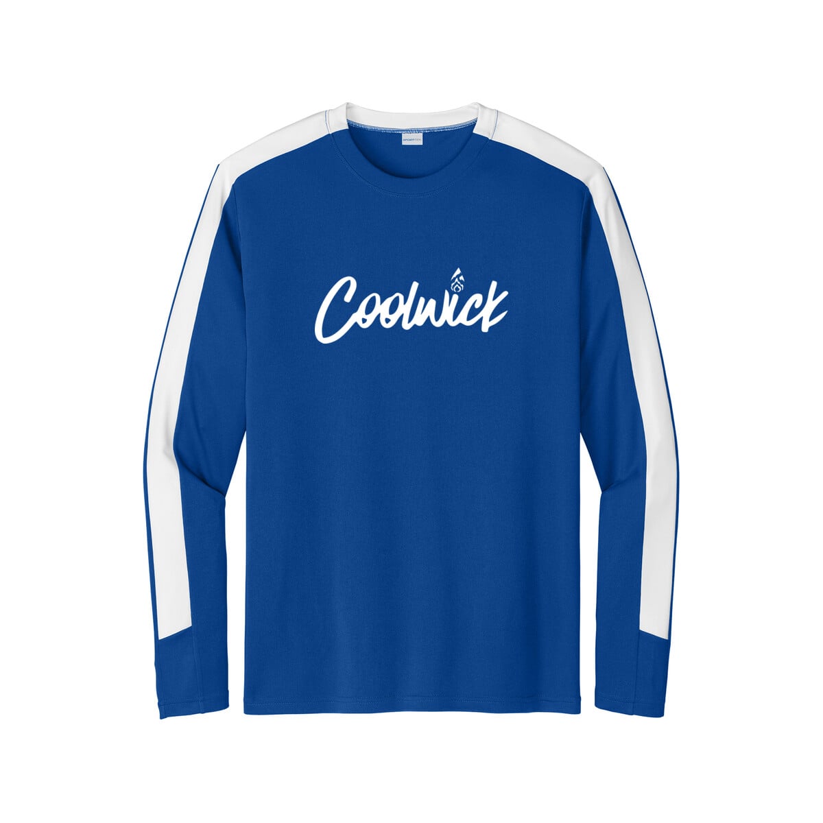 CoolWick CoolWick Men's Competitor United Bowling Tee - True Royal/White