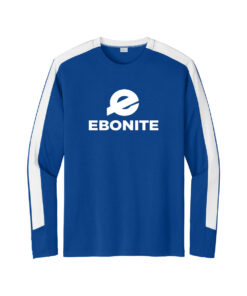 Ebonite CoolWick Men's Competitor United Bowling Tee - True Royal/White