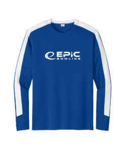 Epic CoolWick Men's Competitor United Bowling Tee - True Royal/White