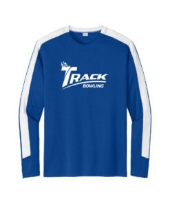 Track CoolWick Men's Competitor United Bowling Tee - True Royal/White