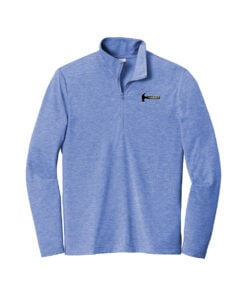 Hammer CoolWick Men's Tri-Blend Wicking 1/4-Zip Bowling Pullover - True Royal Heather