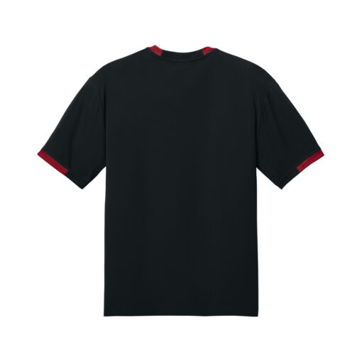 CoolWick Men's Club Bowling Dri-Fit back - Black/Deep Red
