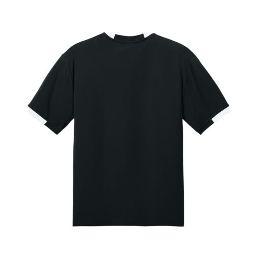 CoolWick Men's Club Bowling Dri-Fit back - Black/White