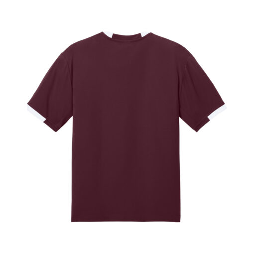 CoolWick Men's Club Bowling Dri-Fit back - Maroon/White