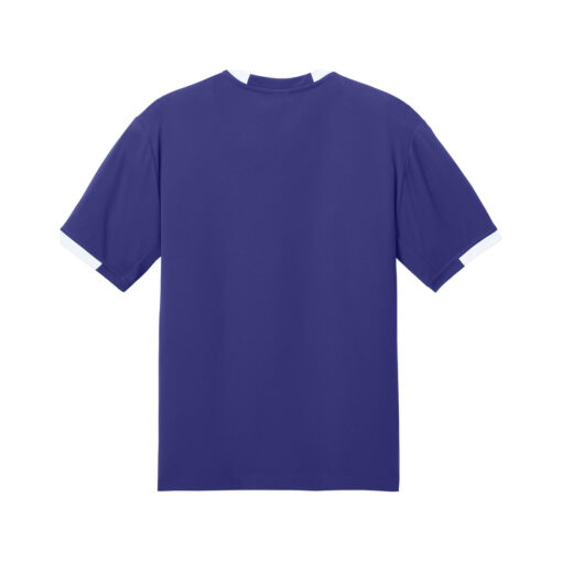 CoolWick Men's Club Bowling Dri-Fit back - Purple/White