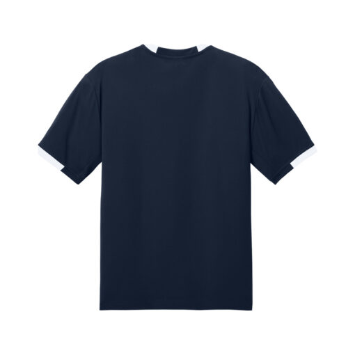 CoolWick Men's Club Bowling Dri-Fit back - True Navy/White