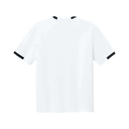 CoolWick Men's Club Bowling Dri-Fit - White/Black (back)