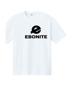 Ebonite CoolWick Men's Club Bowling Dri-Fit - White/White