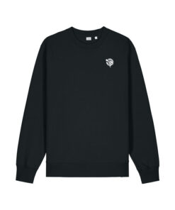 12Bagger CoolWick Comfort Men's Bowling Crewneck Sweatshirt - Black