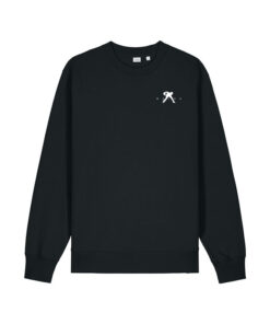 Belmo CoolWick Comfort Men's Bowling Crewneck Sweatshirt - Black
