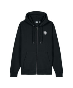 12Bagger CoolWick Comfort Men's Bowling Full-Zip Hoodie - Black