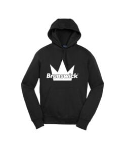 Brunswick CoolWick Men's Tall Contender Bowling Hoodie - Black