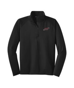 Columbia 300 CoolWick Men's Tall Sport-Wick Stretch 1/4-Zip Bowling Pullover - Black