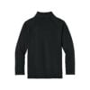 CoolWick Youth Sport-Wick Stretch 1/4-Zip Bowling Pullover back - Black