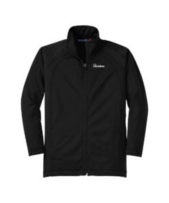 900 Global CoolWick Youth Tricot Track Bowling Jacket - Black/Black