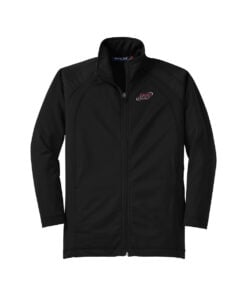 Columbia 300 CoolWick Youth Tricot Track Bowling Jacket - Black/Black